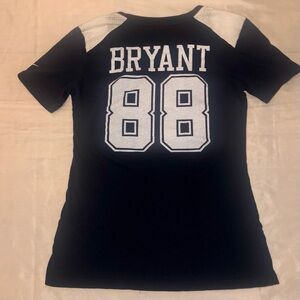 NFL Women's Blue and White Cowboy Brant Jersey Top